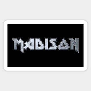 Heavy metal Madison Sticker